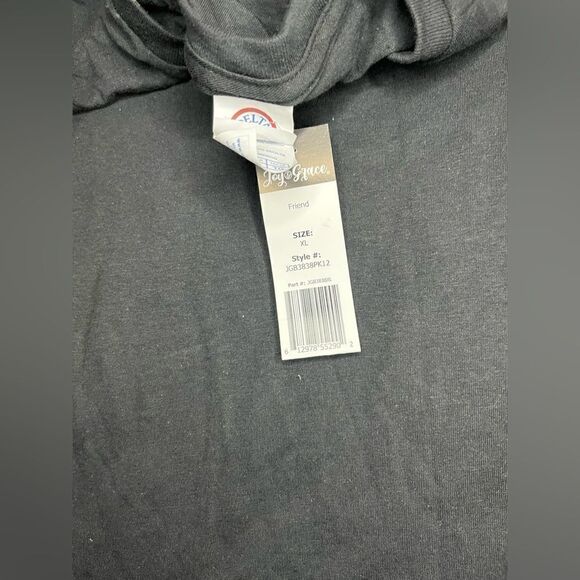 Joy & Grace “What a friend we have in Jesus” black t shirt sz XL - Picture 2 of 5